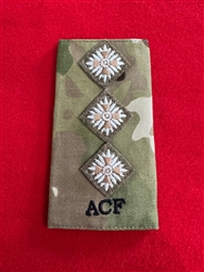 Royal Anglian Captain ACF Army Cadet Force MTP Combat Rank Slide
