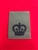 WO2 Queen's Crown Small Olive Green 8cm  High Combat Rank Slide