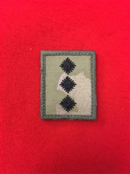 Velcroed Captain UBACS MTP Rank Patch Black CPT Multicam Helmet Combat Rank Patch