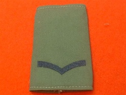L/CPL Olive Combat Slides ( Lance Corporal Olive Drab Combat Rank Slides )