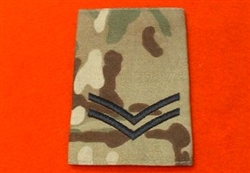Black CPL Multicam Combat Rank Slides ( MTP Corporal Rank Slides )