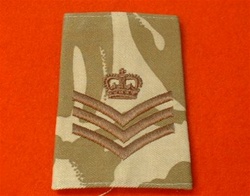 S/SGT Combat Slide C/SGT Desert PDM Combat Slide ( Staff & Colour Sergeant Desert Sand DPM Combat Slide )
