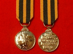 Queen`s Volunteer Reserves Miniature Medal