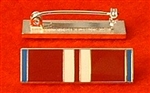 Enamel Queens Diamond Jubilee Medal Ribbon Bar Pin Type