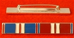 Enamel Queens Golden & Diamond Jubilee Medal Ribbon Bar Pin Type
