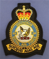 RAF 28 SQN Crest Badge.