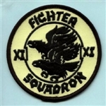 RAF 11 SQN Round Pale Yellow Badge ( 11 Squadron Round Pale Yellow Badge )