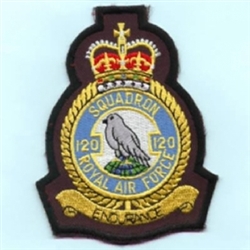 RAF 120 SQN Crest Badge ( 120 SQN Crest Badge ).