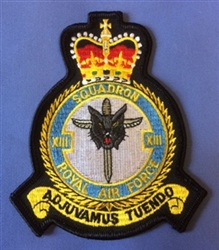 RAF 13 SQN Crest Badge ( 13 Squadron Crest Badge )