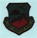 RAF 142 FW Embroidered Badge ( 142 FW Embroidered Badge )