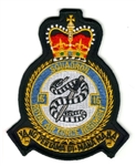 RAF 15 SQN RAF Regiment Official Crest Badge.