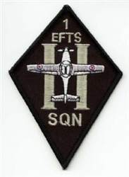 RAF 2 SQN 1 EFTS Diamond Badge ( 2 Squadron 1 EFTS Diamond Badge )