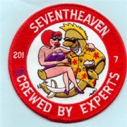 RAF 201 SQN Crew 7 Badge ( 201 Squadron Crew 7 Badge )