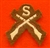 FAD Snipers Badge Crossed Rifles Uniform Badge Cross Rifles