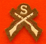 FAD Snipers Badge Crossed Rifles Uniform Badge Cross Rifles