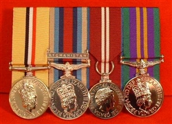 Replacement Court Mounted Op Telic Iraq Campaign OSM Afghanistan Campaign Queens Diamond Jubilee Accumulated Campaign Service Full Sized Medals