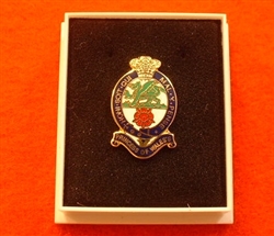 Quality Princess of Wales Royal Regiment Boxed Infantry Enamel Laple Badge ( PWRR Lapel Badge )