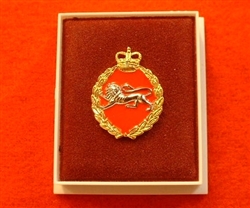 Quality King's Own Border Regiment Boxed Infantry Enamel Lapel Badge ( KORBR Lapel Badge )