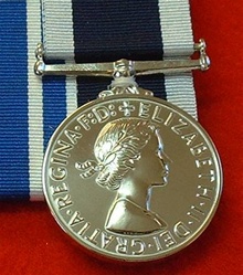 Full Size Navy Long Service and Good Conduct Medal ER II