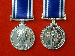 Police Force Long Service Miniature Medal ER 11