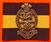 Officer Beret Badge Princess of Wales Royal Regimen Beret Flash