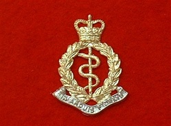 Royal Army Medical Corps Metal Cap Badge