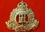 The Suffolk Regiment Cap Badge SR Kings Crown