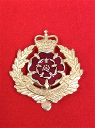 The Duke of Lancaster`s Regiment Metal Cap Badge.