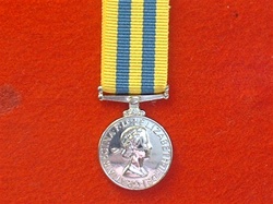 British Korea Miniature Medal