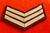 Mess Dress Sergeants Chevrons Gold on Red)