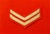 Mess Dress Corporal Chevrons Gold on Black