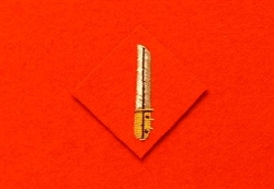 Mess Dress Combat Infantryman Employment Badge ( Gold on Red )