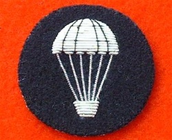 Number 1 Dress Parachute Qualification Badge