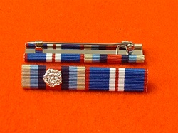 OSM Afghanistan Rosette Golden Jubilee Medal Ribbon Bar Pin