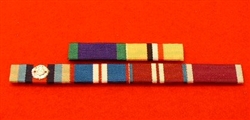 Northern Ireland Iraq Op Telic Afghanistan Op Herrick + Rosette Queens Golden Jubilee Queens Diamond Jubilee Army Long Service & Good Conduct Medal Ribbon Bar Pin Type
