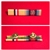 Quality OP Telic Iraq OSM Afghanistan with Rosette Medal Ribbon Bar Stud Type