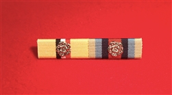 Quality OP Telic Iraq with Rosette OSM Afghanistan with Rosette Medal Ribbon Bar Sew Type