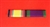 Gulf War 1 Iraq Northern Ireland Medal ribbon Bar Pin Type