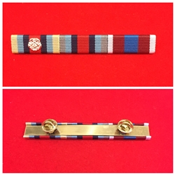 OSM Afghanistan  OP Herrick + Rosette OP Shader Afghanistan Queens Platinum Jubilee Medal Ribbon Bar Stud Type