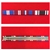 Queens Golden Jubilee Queens Diamond Jubilee Queens Platinum Jubilee Prison Service Long Service & Good Conduct Medal Ribbon Bar Pin Type