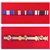 Queens Golden Jubilee Queens Diamond Jubilee Queens Platinum Jubilee Prison Service Long Service & Good Conduct Medal Ribbon Bar Stud Type