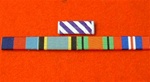Distinguished Flying Cross 39-45 Star Air Crew Europe Star Defence & War Medal Ribbon Bar ( Sew Type )