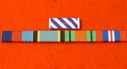 Distinguished Flying Cross 39-45 Star Air Crew Europe Star Defence & War Medal Ribbon Bar ( Sew Type )