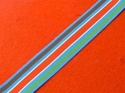 Full SIze United Nations Bosnia Medal ribbon ( UNPROFOR Bosnia Medal Ribbon )