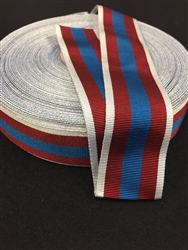 Quality 8'' length of Full Size Queens Platinum Jubilee 2022 Medal Ribbon