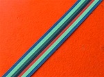 Full Size Royal Ulster Constabulary Service Medal Ribbon
