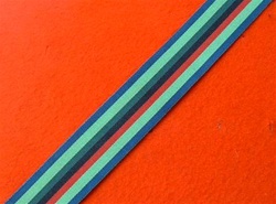 Full Size Royal Ulster Constabulary Service Medal Ribbon