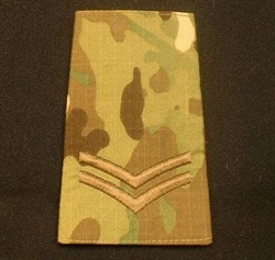 Multicam CPL Combat Rank Slides ( Corporal Multi Terrain Pattern Rank Slide )