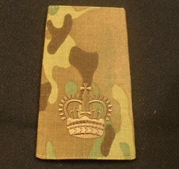 Multicam WO2 Combat Rank Slides ( Warrant officer  Multi Terrain Pattern Rank Slide )
