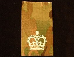 Quality Ivory WO2 Muticam Rank Slide ( Warrant Officer Class 2 Multi Terrain Pattern Combat Rank Slide ) WO2 MTP Rank Slide